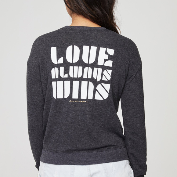 Spiritual Gangster Sweaters - SG Love Always Wins Savasana Pullover XS/S